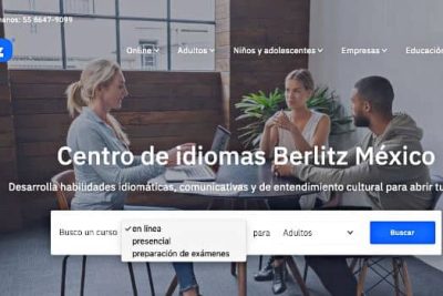 escuela idiomas Berlitz Mexico web