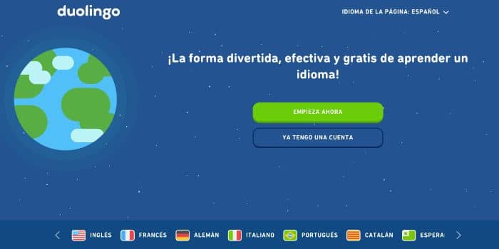 duolingo mejor plataforma online para aprender ingles