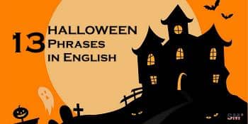 frases cortas típicas en inglés para fiesta Halloween