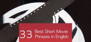 33 frases famosas cortas de películas en ingles